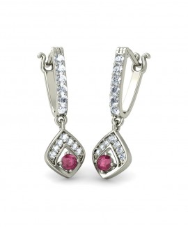 The Arlene ruby Earrings
