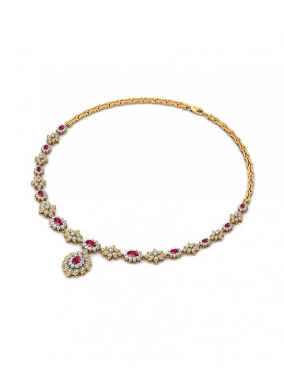 Symphony Diamond Bridal Necklace