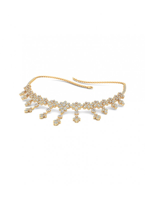 Symphony Diamond Bridal Necklace