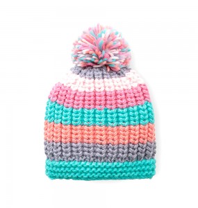 Pink Hand-Knitted Hat