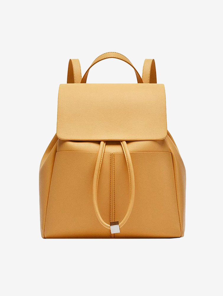 Satchel Yellow Backpack