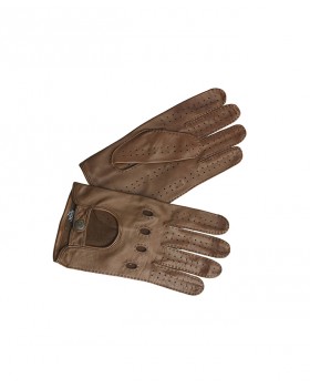 Men Soft Leather Warm Winter Riding woolen Gloves 