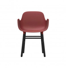 Comfertable plastic chair with armrests