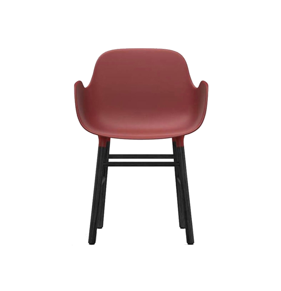  Comfertable plastic chair with armrests